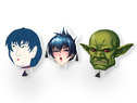 お顔であおぎたいまにん オーク アクリルうちわ