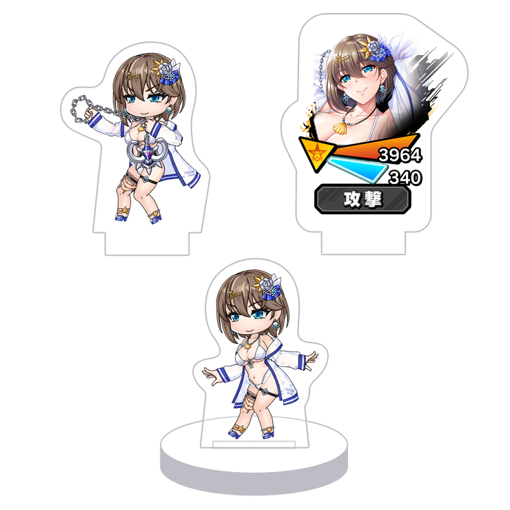 対魔忍RPG バトル画面セットキャラクターセット ver.【夏の海が呼んでる】伊庭美南