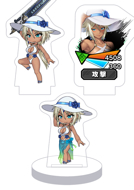 対魔忍RPG バトル画面セットキャラクターセット ver.【水着の護衛】マリカ・クリシュナ