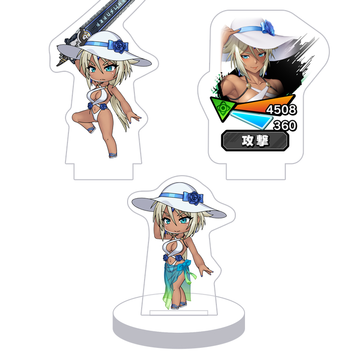 対魔忍RPG バトル画面セットキャラクターセット ver.【水着の護衛】マリカ・クリシュナ