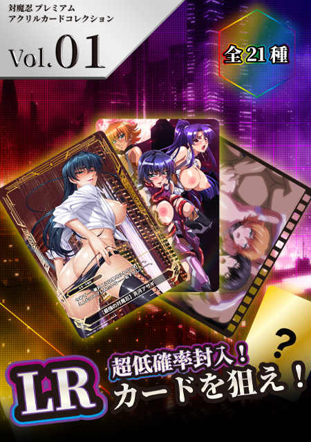 対魔忍 プレミアムアクリルカードコレクション Vol.01（全21種）