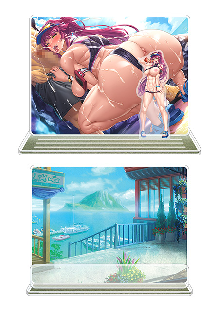 対魔忍RPGX ピックアップアクリルジオラマ ver. 【熱血ビーチ】仲森奈々華