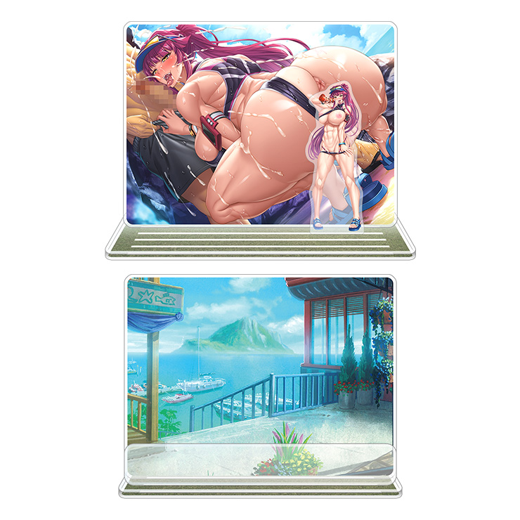 対魔忍RPGX ピックアップアクリルジオラマ ver. 【熱血ビーチ】仲森奈々華