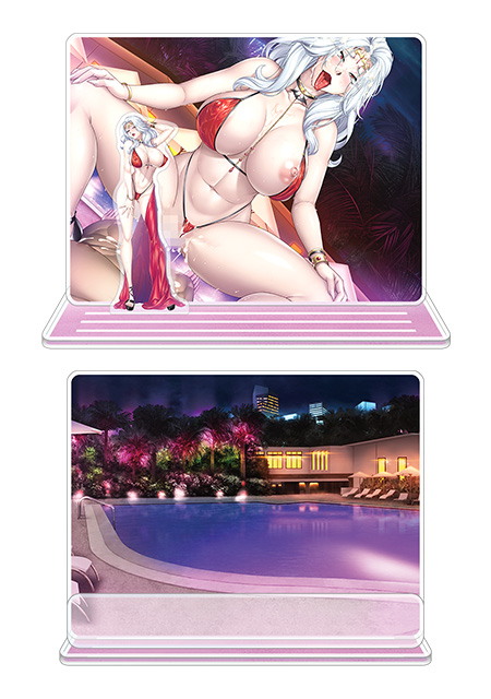 対魔忍RPGX ピックアップアクリルジオラマ ver. 【水着】紅血卿カーラ