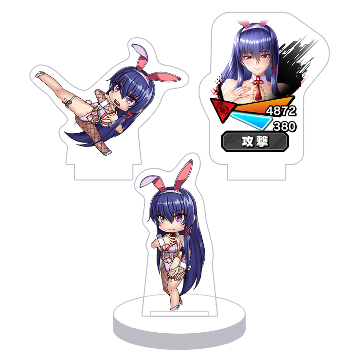 対魔忍RPG バトル画面セットキャラクターセット ver. 【正道を歩むバニー】秋山凜子