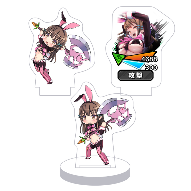 対魔忍RPG バトル画面セットキャラクターセット ver. 【リバースバニー】喜瀬　蛍