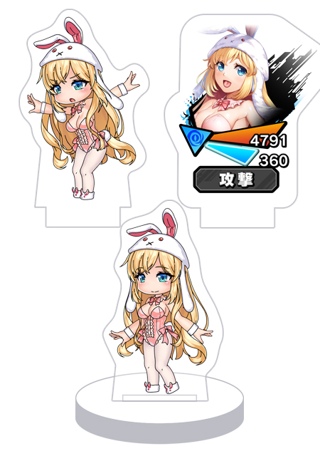 対魔忍RPG バトル画面セットキャラクターセット ver. 【甘えんぼウサちゃん】ミュルヌ