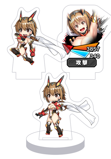 対魔忍RPG バトル画面セットキャラクターセット ver. 【ラビットフォーム】詩嶋麦