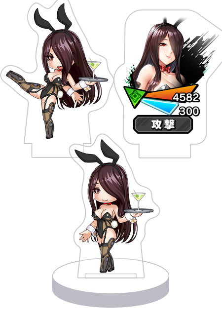 対魔忍RPG バトル画面セットキャラクターセット ver. 【ラグジュアバニー】ふうま災禍