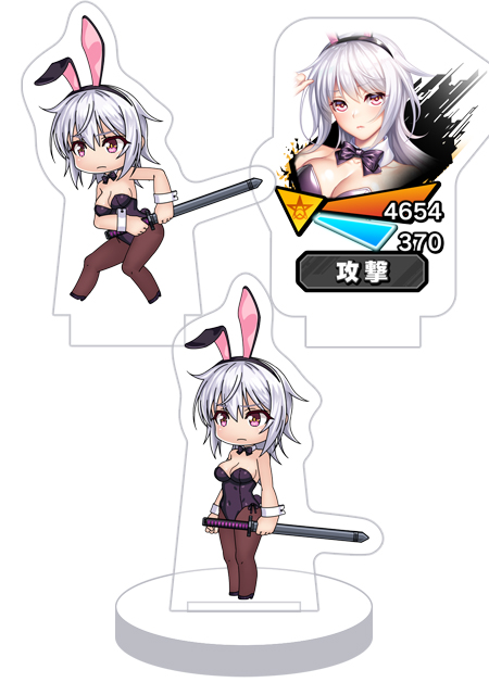 対魔忍RPG バトル画面セットキャラクターセット ver. 【バニー】天宮紫水