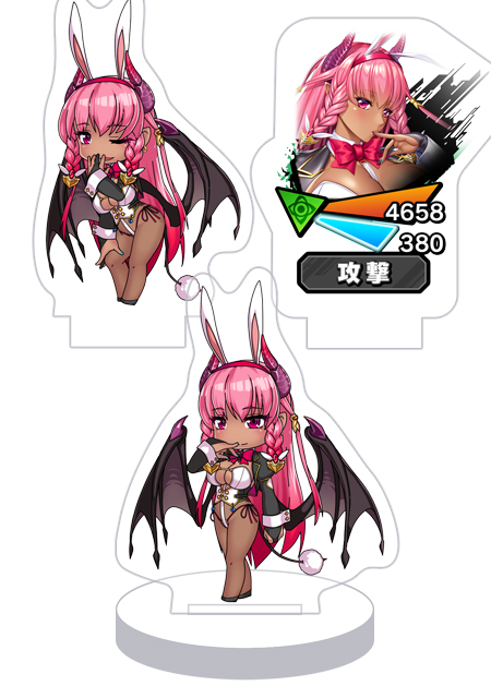 対魔忍RPG バトル画面セットキャラクターセット ver. 【バニー】ファンタスマ