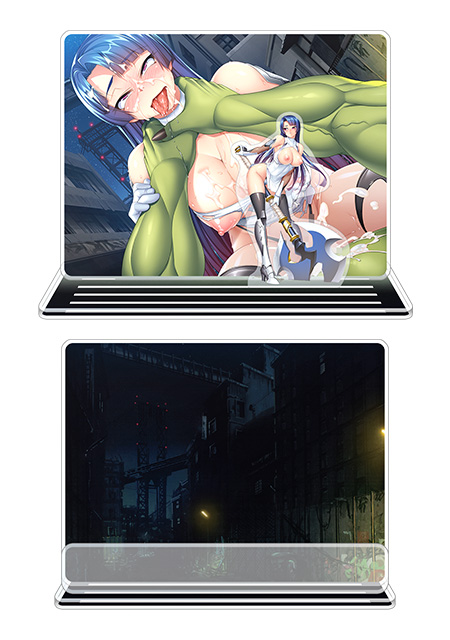 対魔忍RPGX ピックアップアクリルジオラマ ver. 【淡き若紫】八津 紫