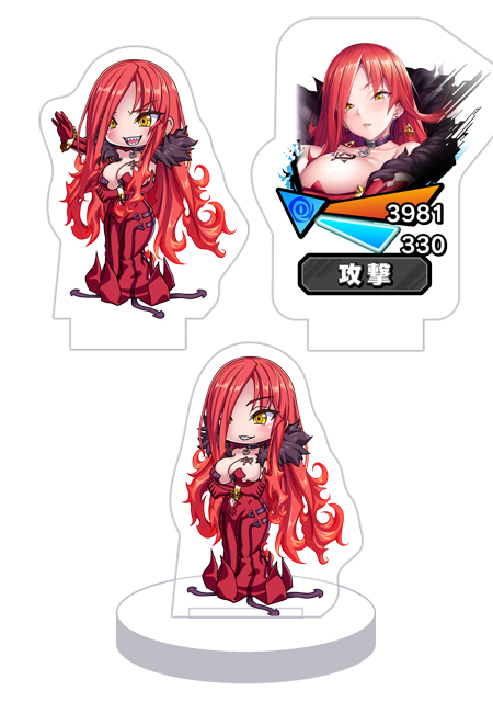 対魔忍RPG バトル画面セットキャラクターセット ver. 【獄炎の女王】アスタロト