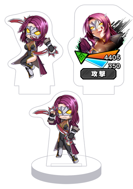 対魔忍RPG バトル画面セットキャラクターセット ver. 【空蝉の仮面】仮面の対魔忍