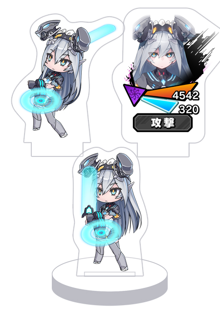 対魔忍RPG バトル画面セットキャラクターセット ver. クリア・ローベル