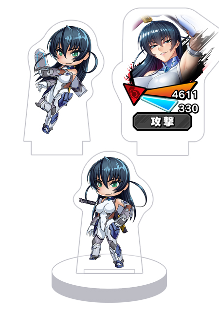 対魔忍RPG バトル画面セットキャラクターセット ver. 【フル装備】井河アサギ