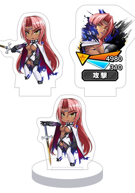 対魔忍RPG バトル画面セットキャラクターセット ver. 【不滅の邪炎】イングリッド