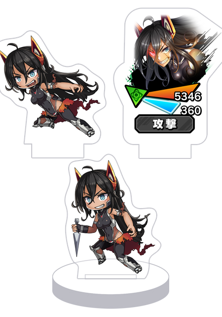 対魔忍RPG バトル画面セットキャラクターセット ver. 若い天音