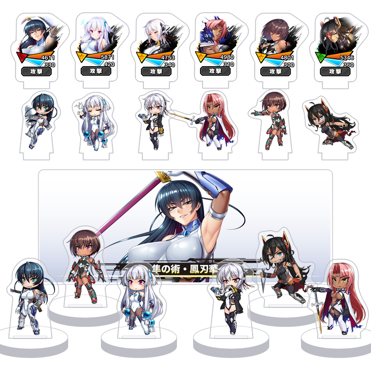 対魔忍RPG バトル画面セットキャラクタープレミアムセット vol.30（全6種セット＋奥義演出カットインパーツ付属）