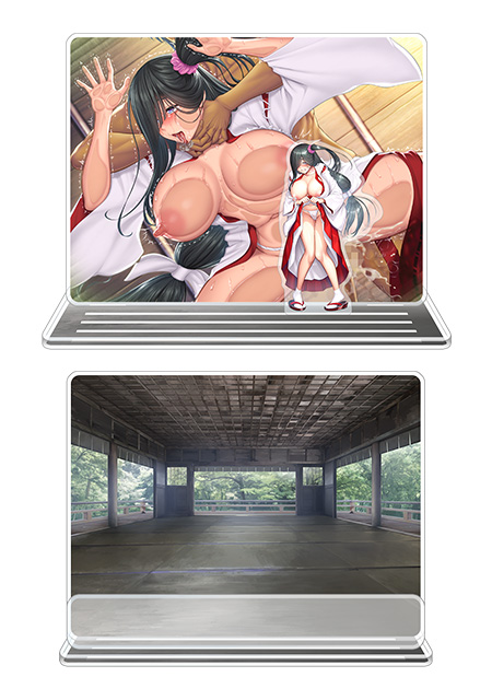 対魔忍RPGX ピックアップアクリルジオラマ ver. 【新春卑屈巫女】一文字魅衣子