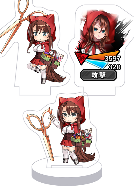 対魔忍RPG バトル画面セットキャラクターセット ver.【切裂き赤ずきん】櫛延澄香