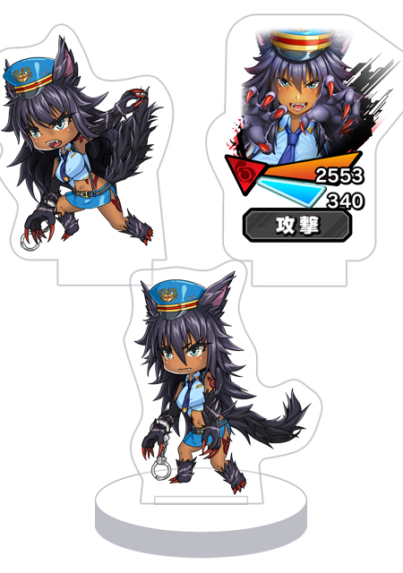 対魔忍RPG バトル画面セットキャラクターセット ver.【キャットポリス】カノン