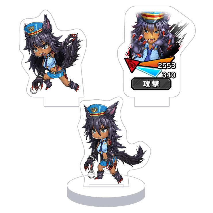 対魔忍RPG バトル画面セットキャラクターセット ver.【キャットポリス】カノン