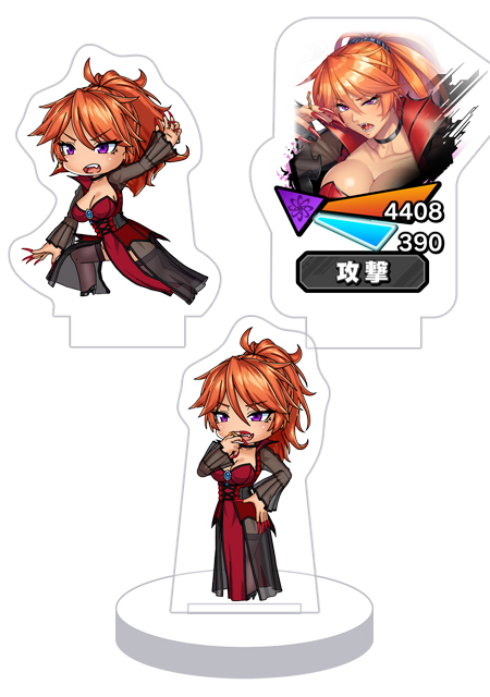対魔忍RPG バトル画面セットキャラクターセット ver.【ヴァンパイアハンター】神村東