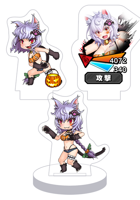 対魔忍RPG バトル画面セットキャラクターセット ver.【とり～とニャア！】クラクル