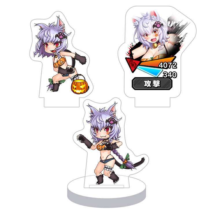 対魔忍RPG バトル画面セットキャラクターセット ver.【とり～とニャア！】クラクル
