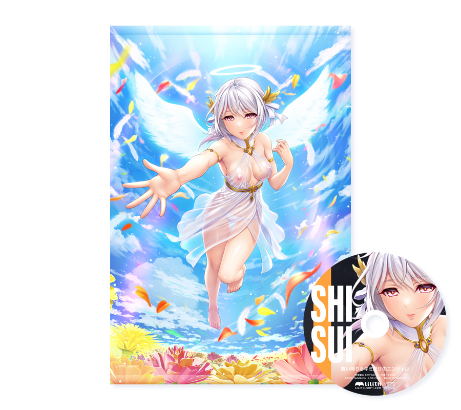 対魔忍RPGX 天宮紫水 B2タペストリー＆ドラマCD