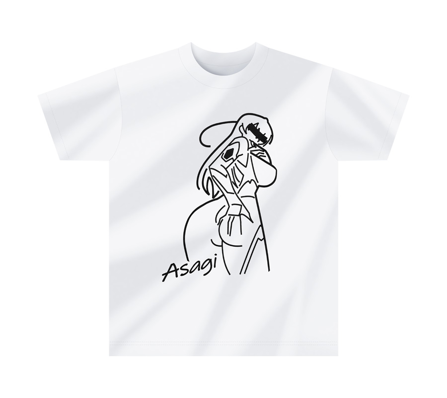 対魔忍井河アサギ サイン風アートTシャツ