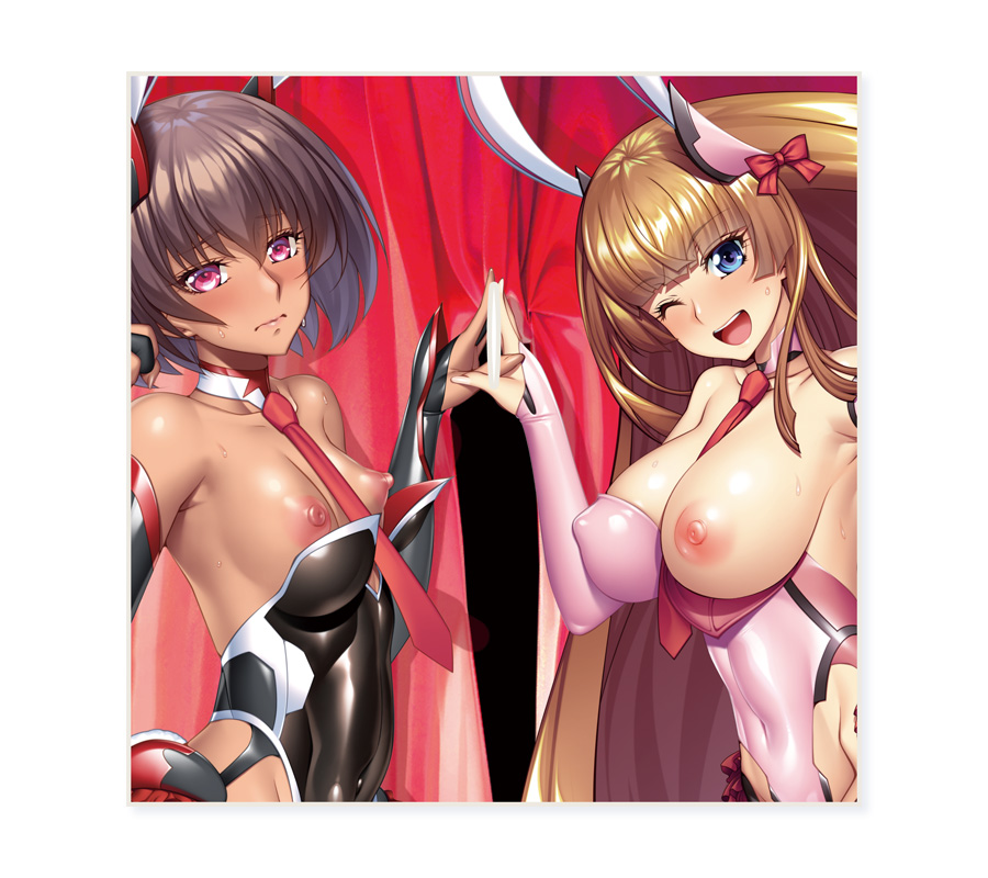 風神アスカ＆雷神ゆきかぜ 穴あきリバーシブルブランケット