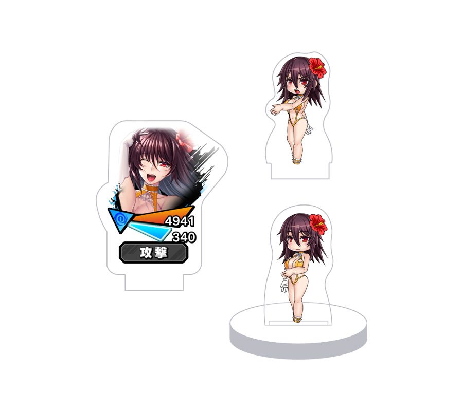 対魔忍RPG バトル画面キャラクターセット ver.【ビーチな人妻】水城不知火