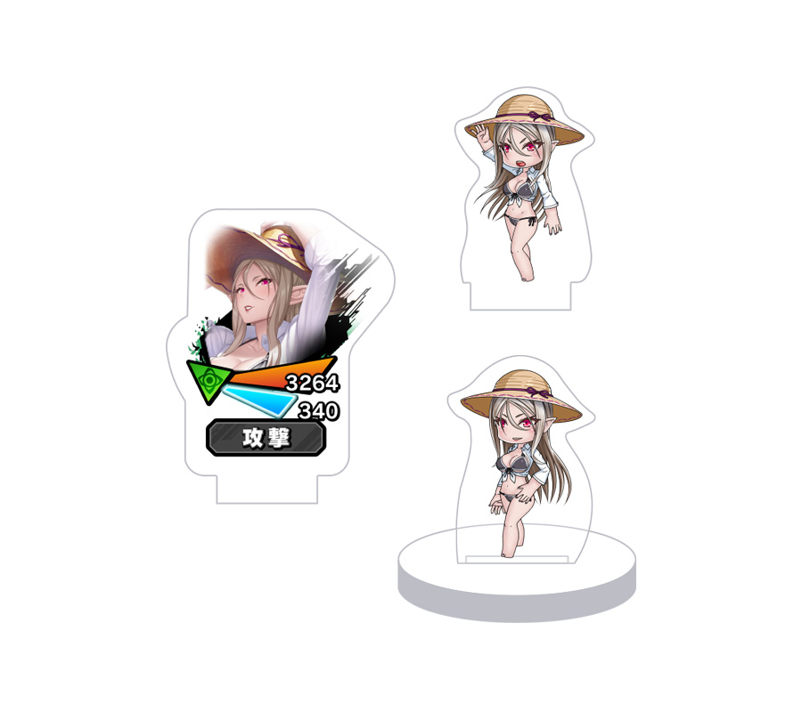 対魔忍RPG バトル画面キャラクターセット ver.【賢者のバカンス】シュヴァリエ