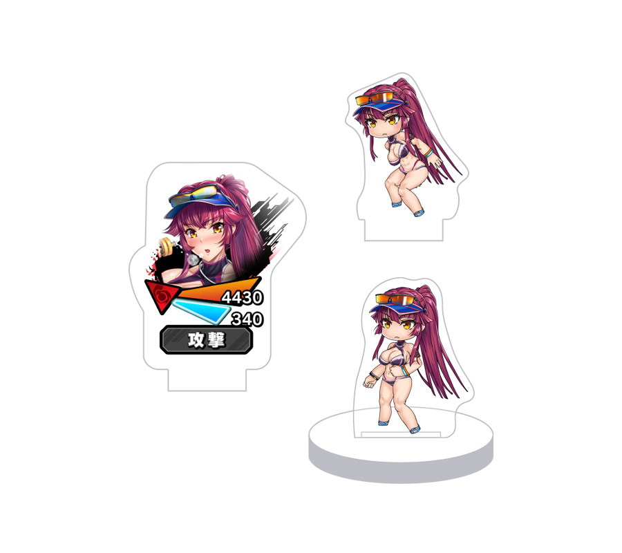 対魔忍RPG バトル画面キャラクターセット ver.【熱血ビーチ】仲森奈々華