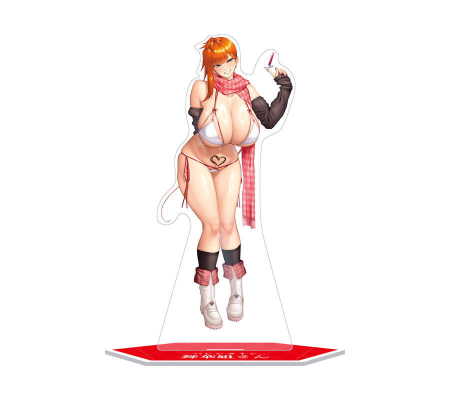 対魔忍RPG レンチキュラー3Dビッグアクリルスタンド 【バレンタイン】舞華姐さん