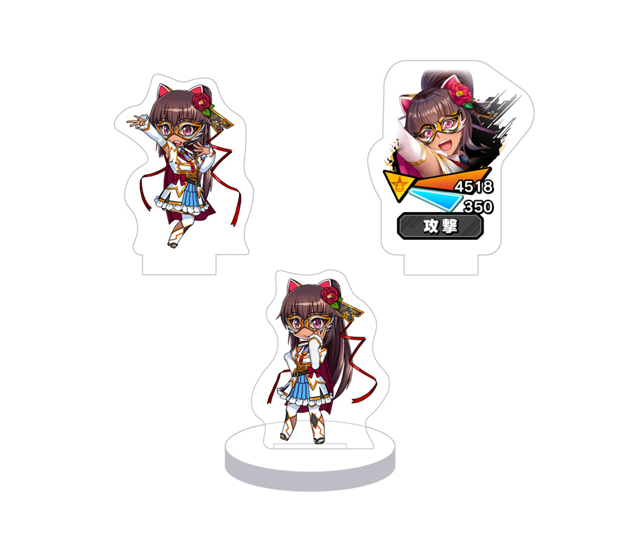 対魔忍RPG バトル画面キャラクターセット ver.【正月】水城ゆきかぜ