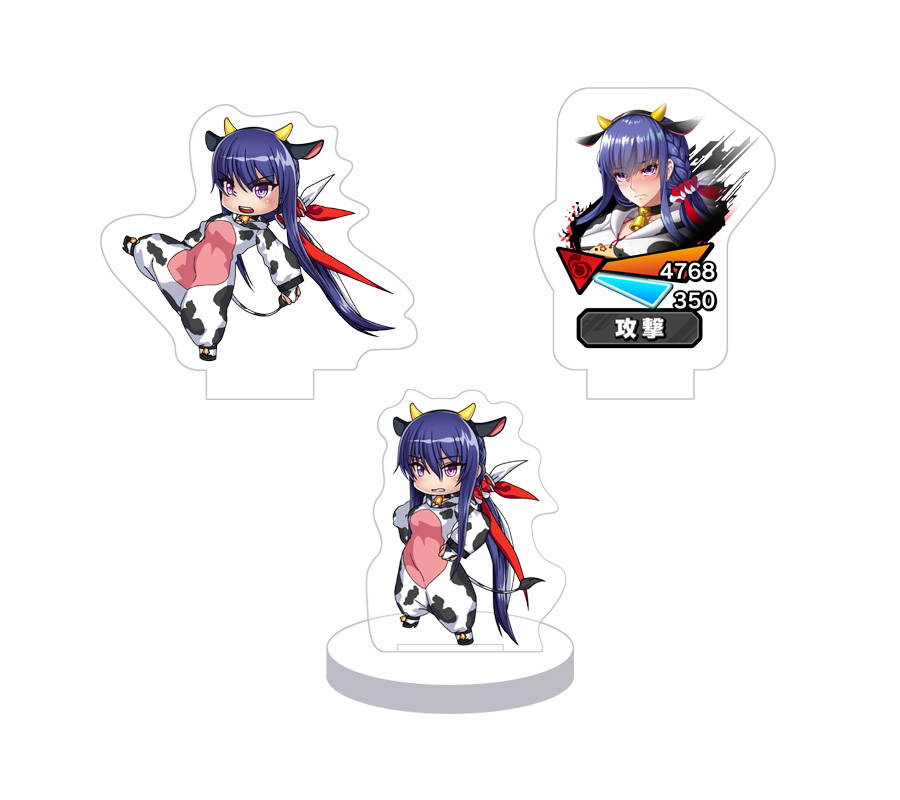 対魔忍RPG バトル画面キャラクターセット ver.【丑年娘】秋山凜子