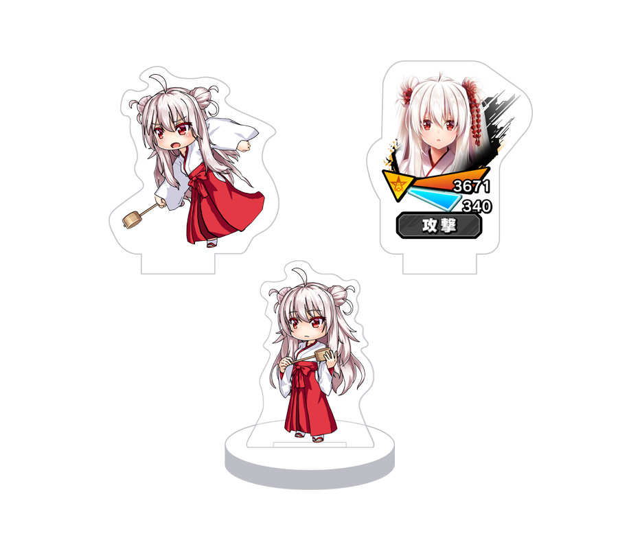 対魔忍RPG バトル画面キャラクターセット ver.【お手伝い巫女さん】熱川るみ