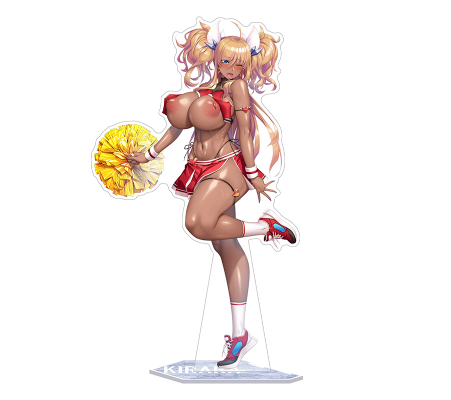 対魔忍RPGX 【煌めく双氷】鬼崎きらら ver.チアガール ビッグアクリルスタンド