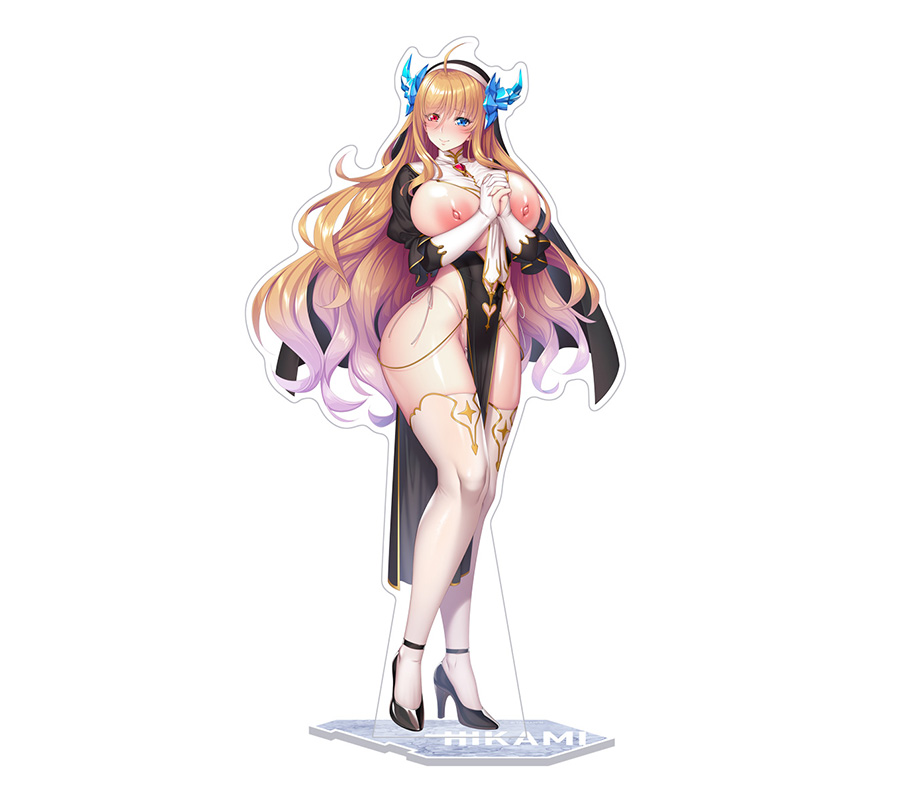 対魔忍RPGX 【煌めく双氷】氷神きらら ver.シスター ビッグアクリルスタンド